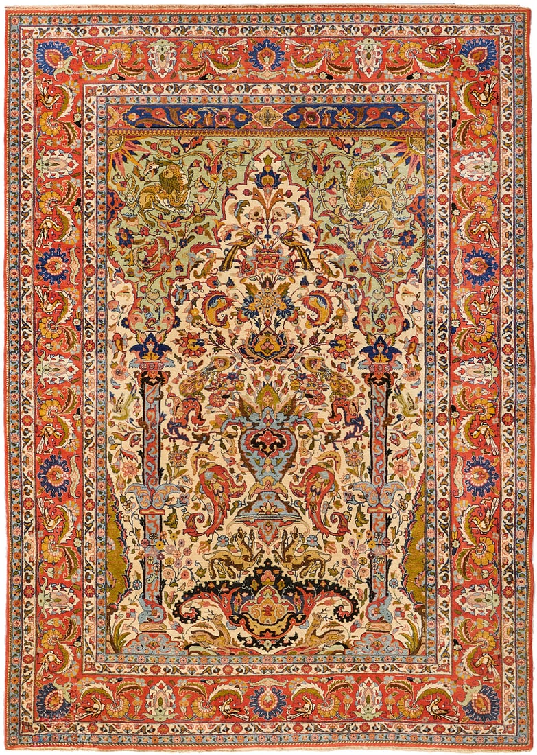 Alte signierte Farahan-Gebetsbrücke (1 of 1)