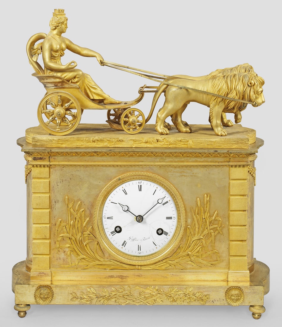 Große Empire-Figurenpendule "Kybele im Wagen" (1 of 1)