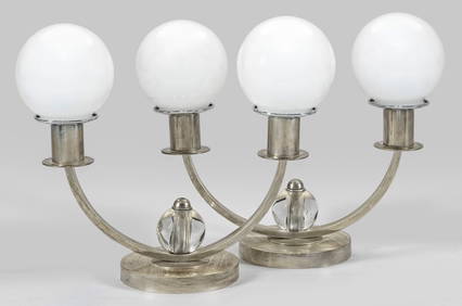 Paar Art Déco-Tischlampen (1 of 1)