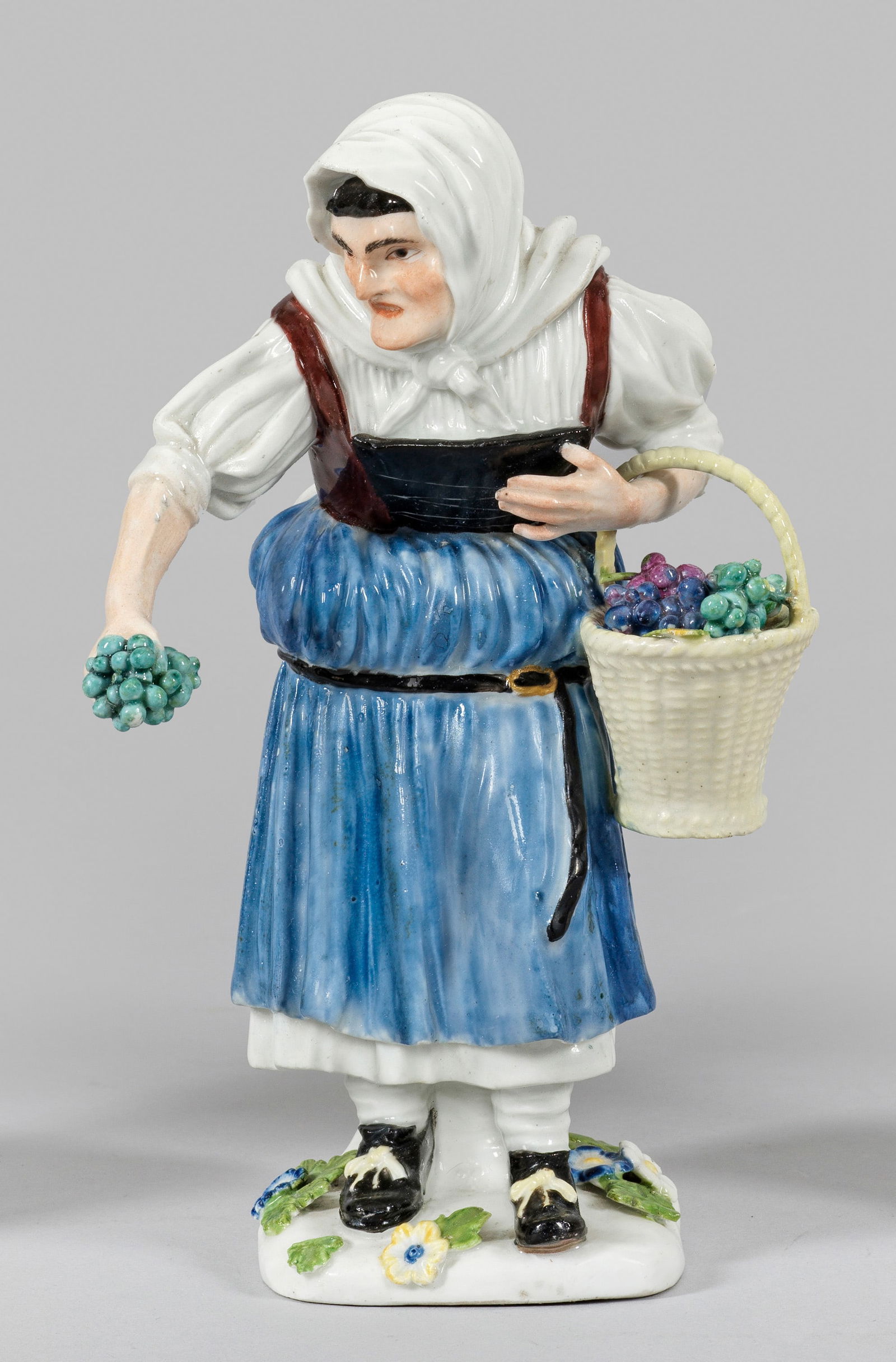 Alte Bäuerin mit Henkelkorb aus der Serie "Cris de Paris" (1 of 1)