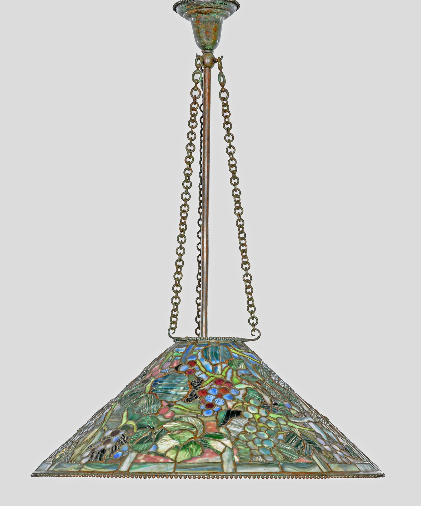 Große Deckenlampe im Tiffany-Stil (1 of 1)