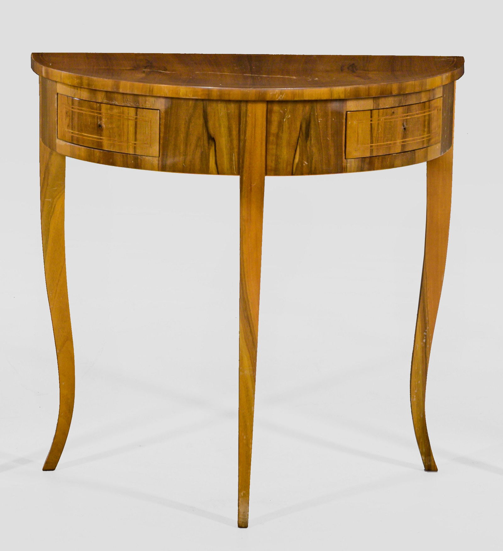 Biedermeier-Demilune Konsoltisch (1 of 1)