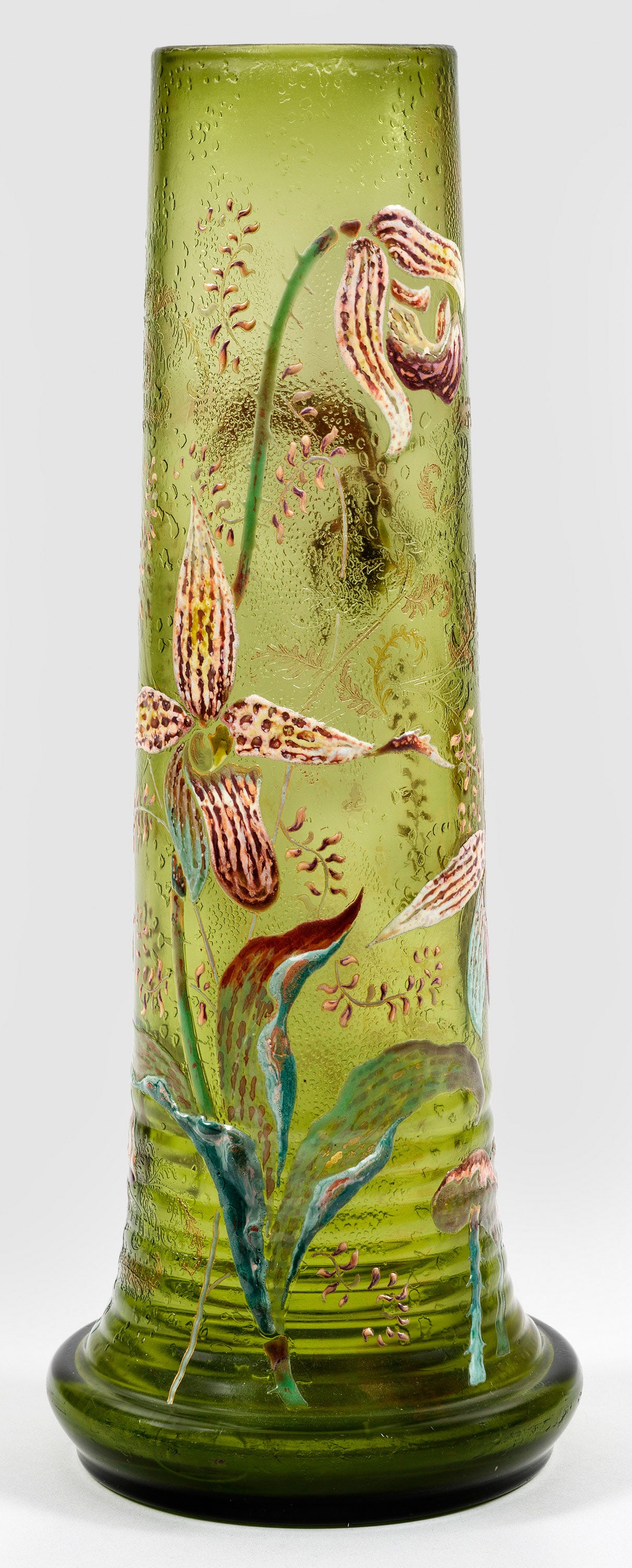 Große Vase mit Orchideen-Dekor (1 of 2)