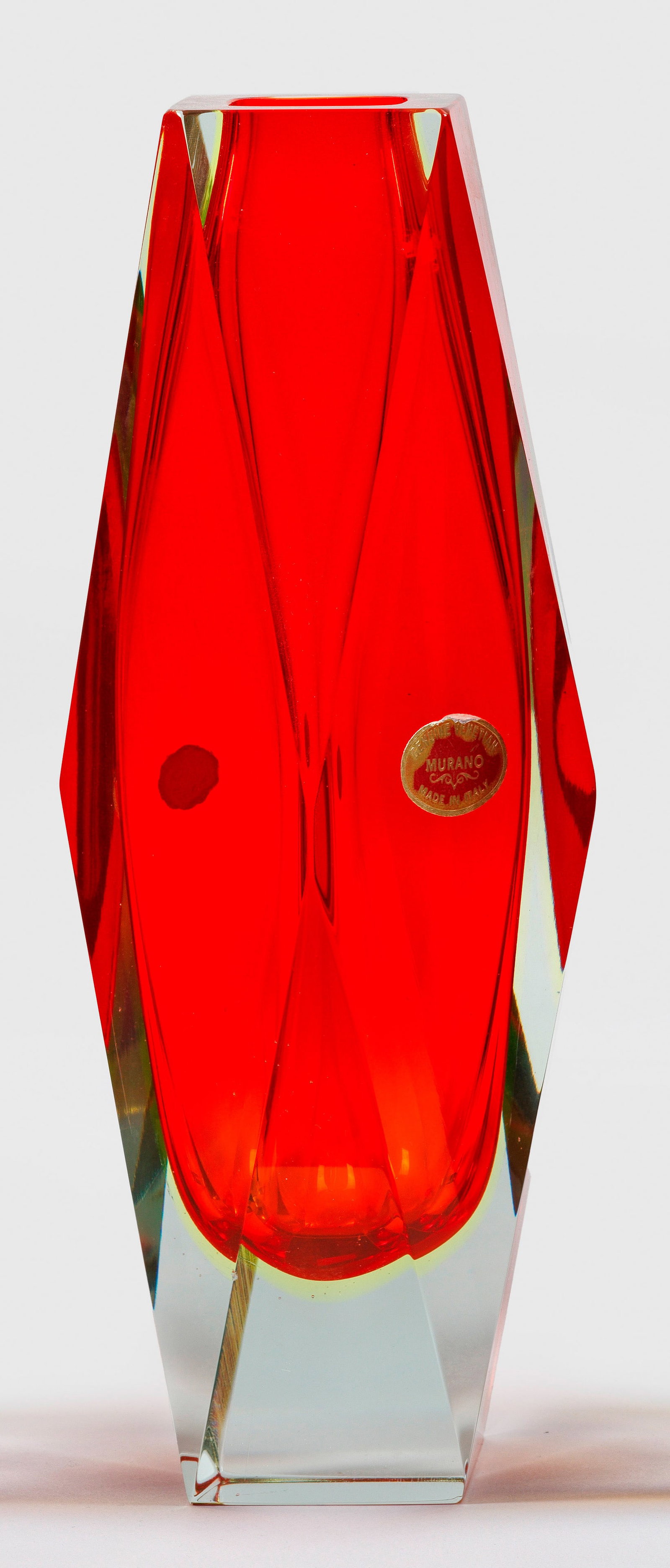 Murano-"Sommerso"-Vase im Sixties-Design (1 of 1)