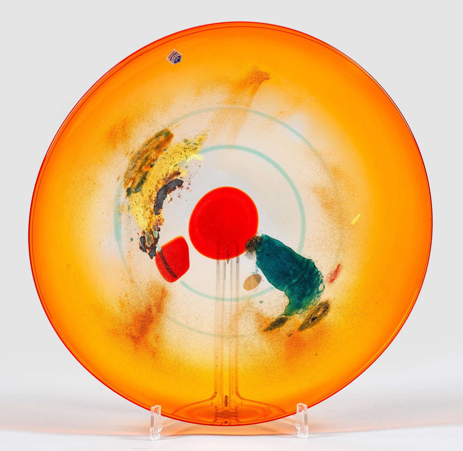 "Sommerso"-Platte von Cenedese (1 of 1)