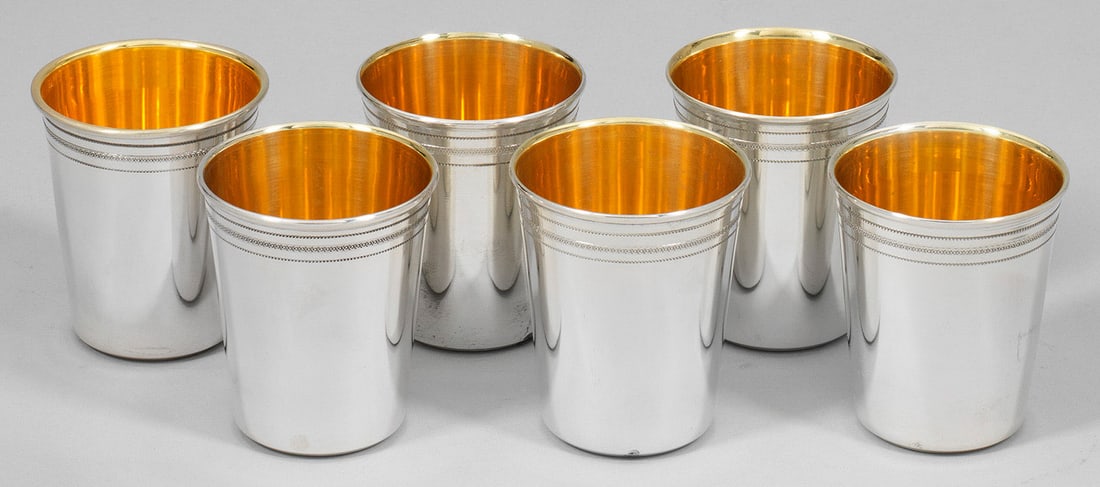 Satz von sechs großen Weinbechern (1 of 1)
