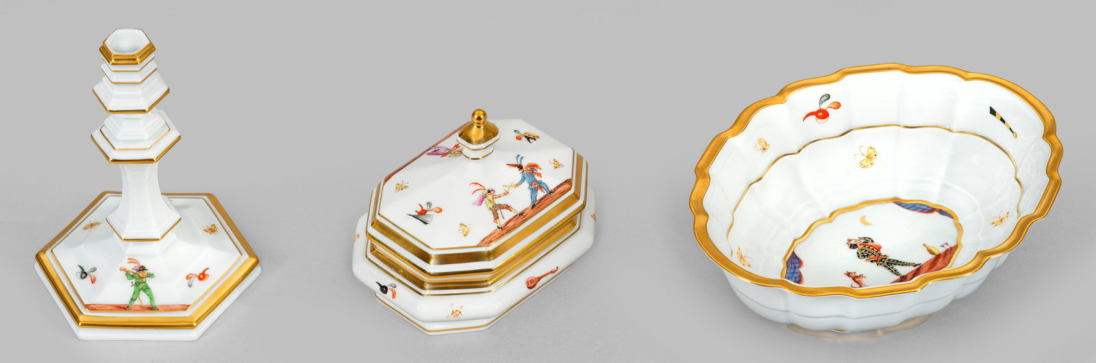 Ensemble mit Motiven der Italienischen Komödie (1 of 1)