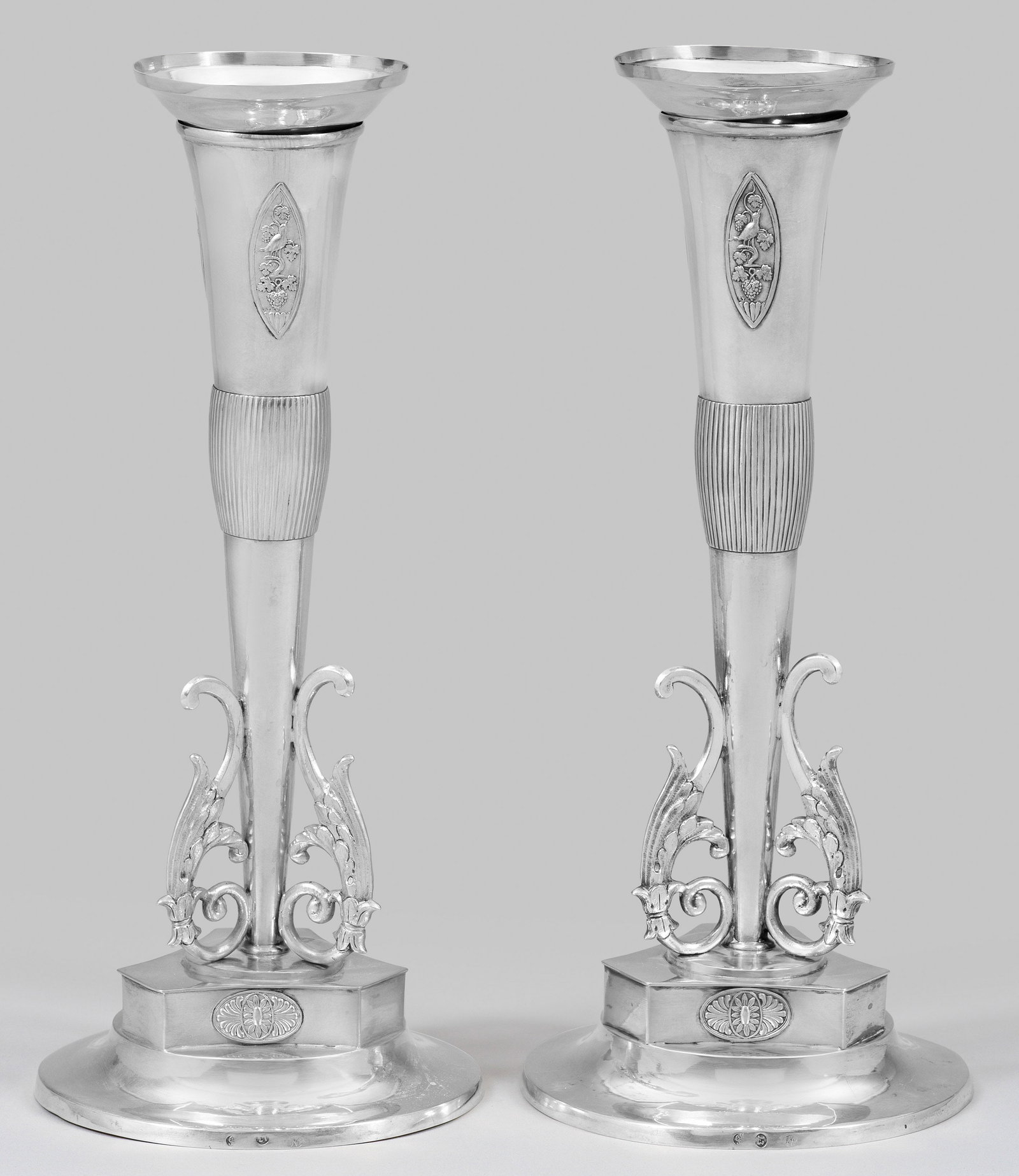 Paar Biedermeier-Tafelleuchter (1 of 1)