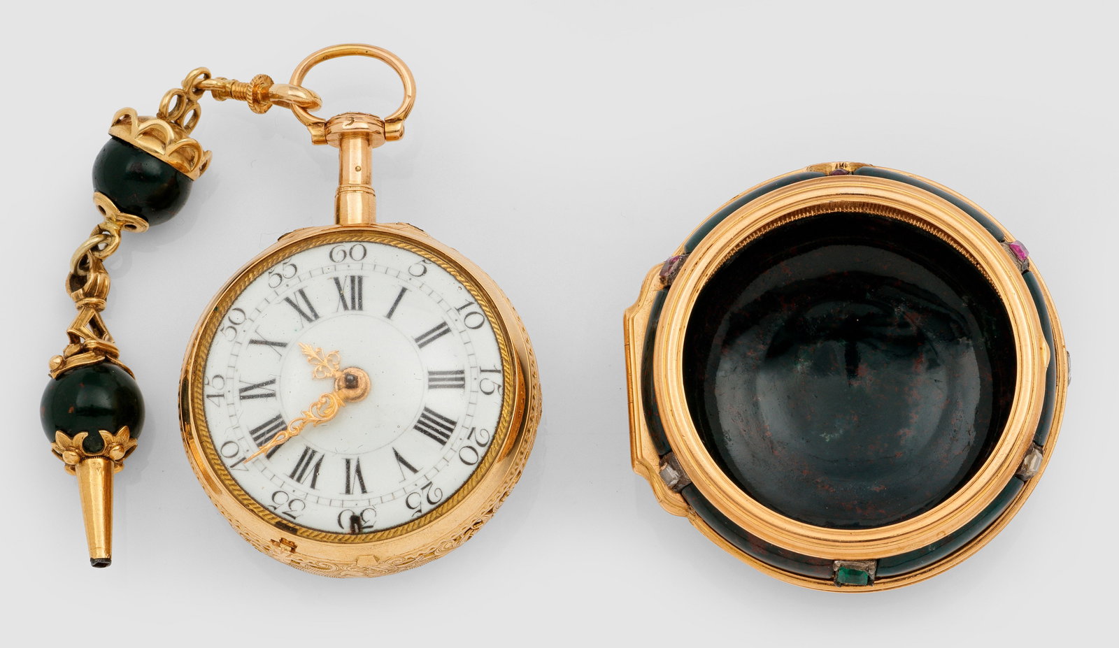 Seltene "Oignon"-Spindeltaschenuhr von Paul du Pin (1 of 2)