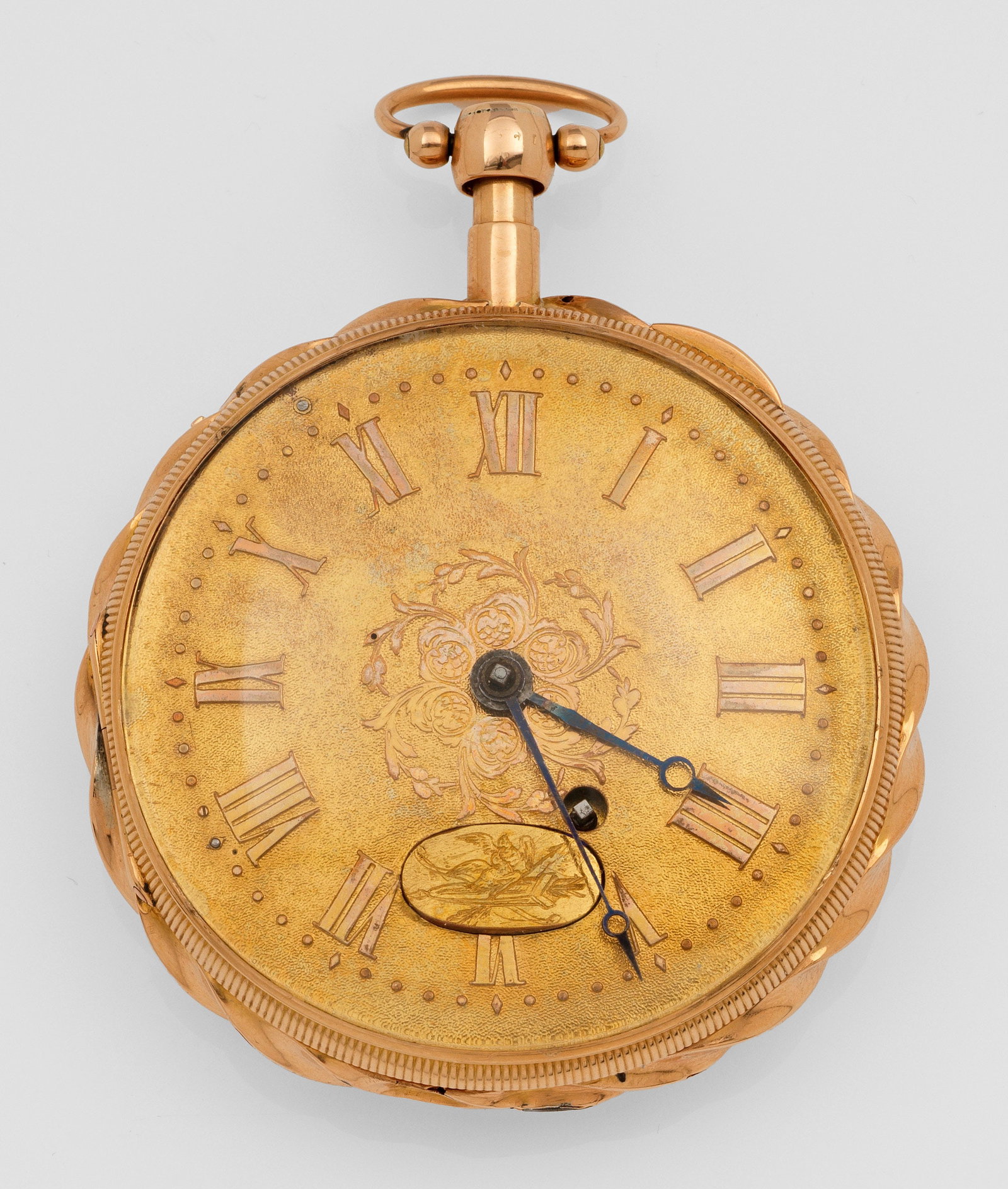 Große Charles X-Gold-Taschenuhr mit versteckter Erotika (1 of 3)