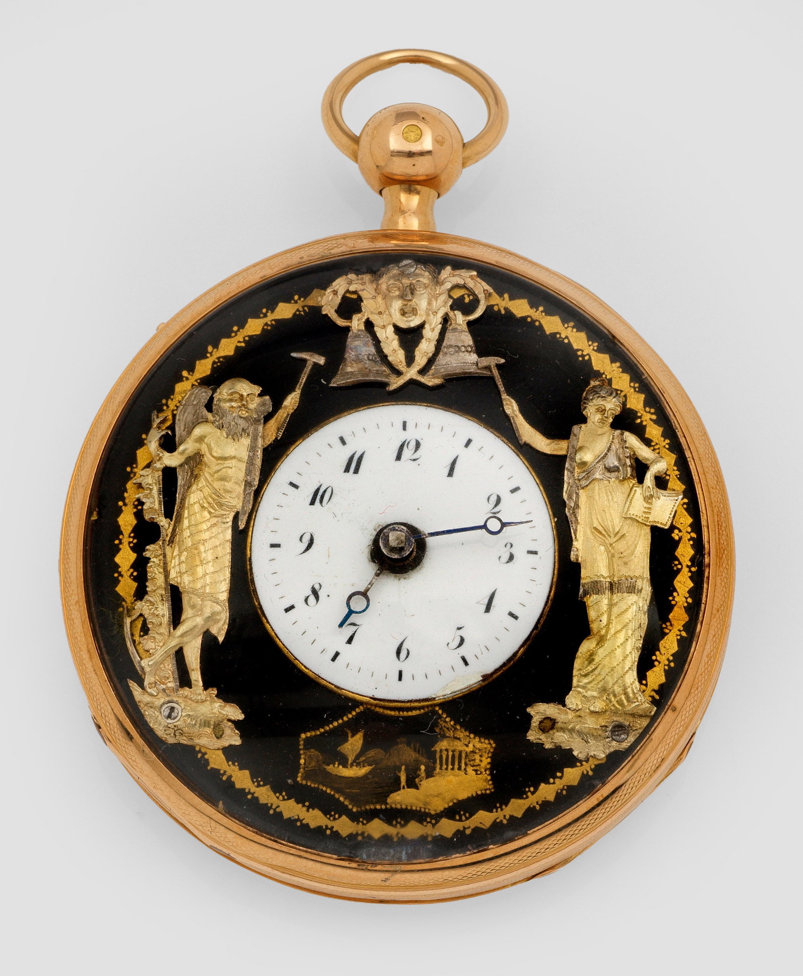 Taschenuhr der Restaurationszeit mit Automatenfunktion (1 of 2)