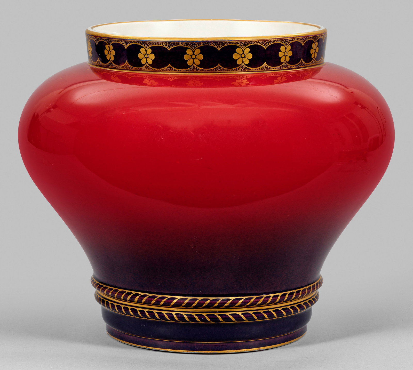 Großer Cachepot mit Kunstglasur (1 of 1)