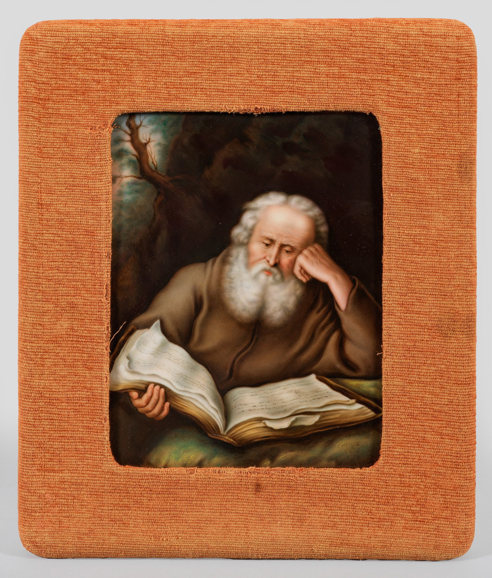 Porzellangemälde "Der Eremit" (1 of 1)