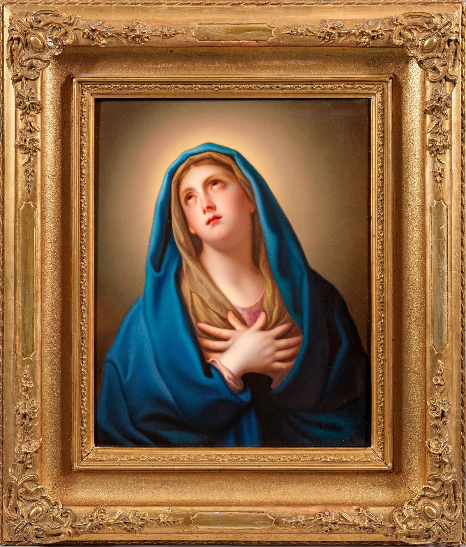 Großes Porzellangemälde der Madonna in Ekstase (1 of 1)