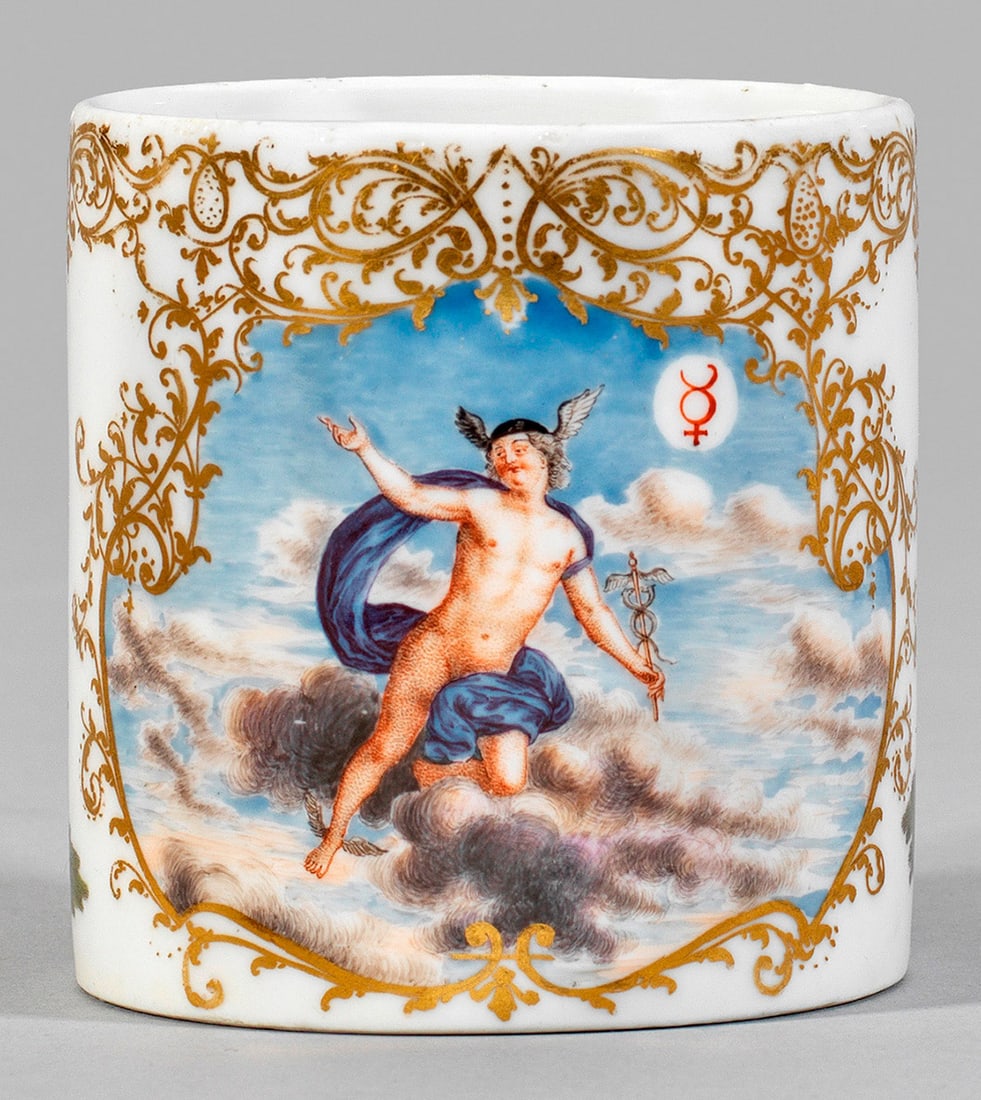 Seltener astronomischer Becher mit Darstellung des Merkur (1 of 2)