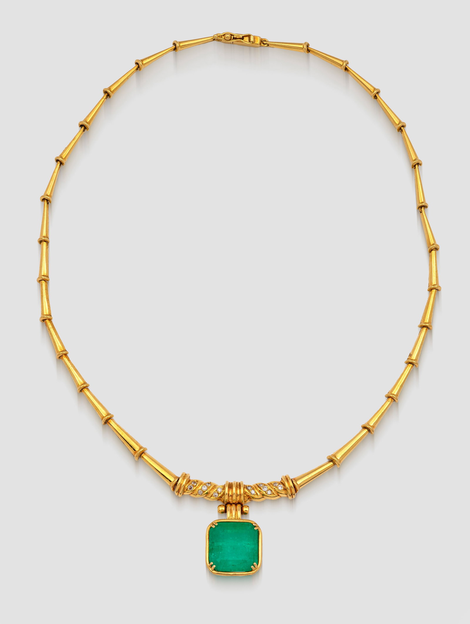 Kolumbianisches Smaragd-Collier (1 of 1)