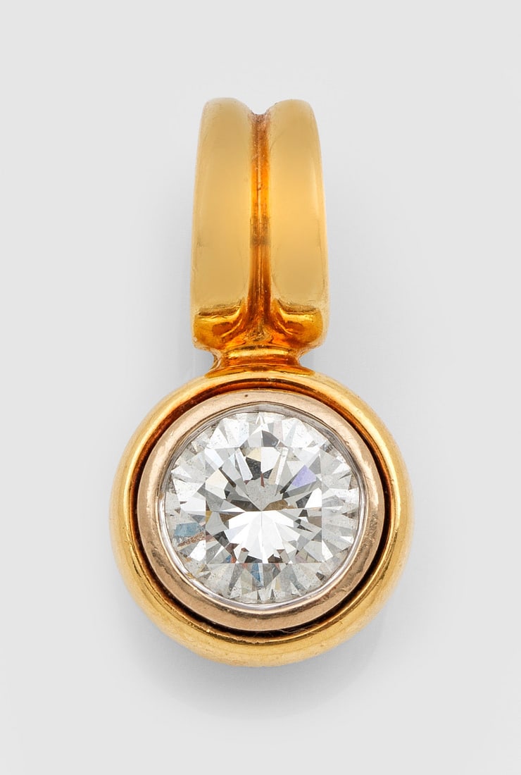 Hochfeiner Brillantsolitär-Anhänger (1 of 1)
