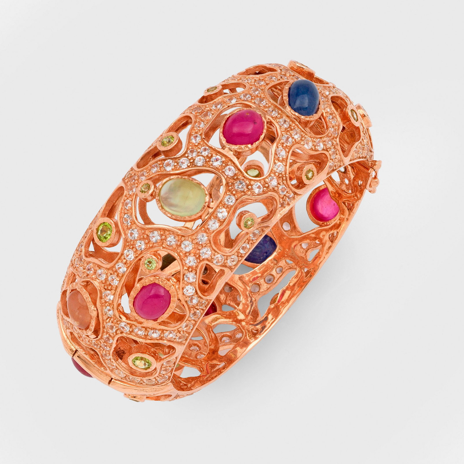 Glamouröser Multicolor-Diamantarmreif (1 of 1)