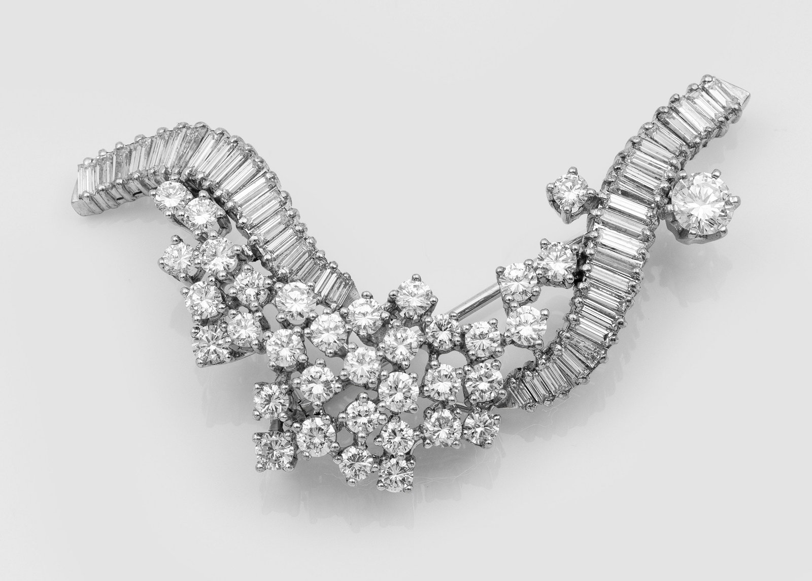 Hochfeine Diamant-Cocktail-Brosche (1 of 1)