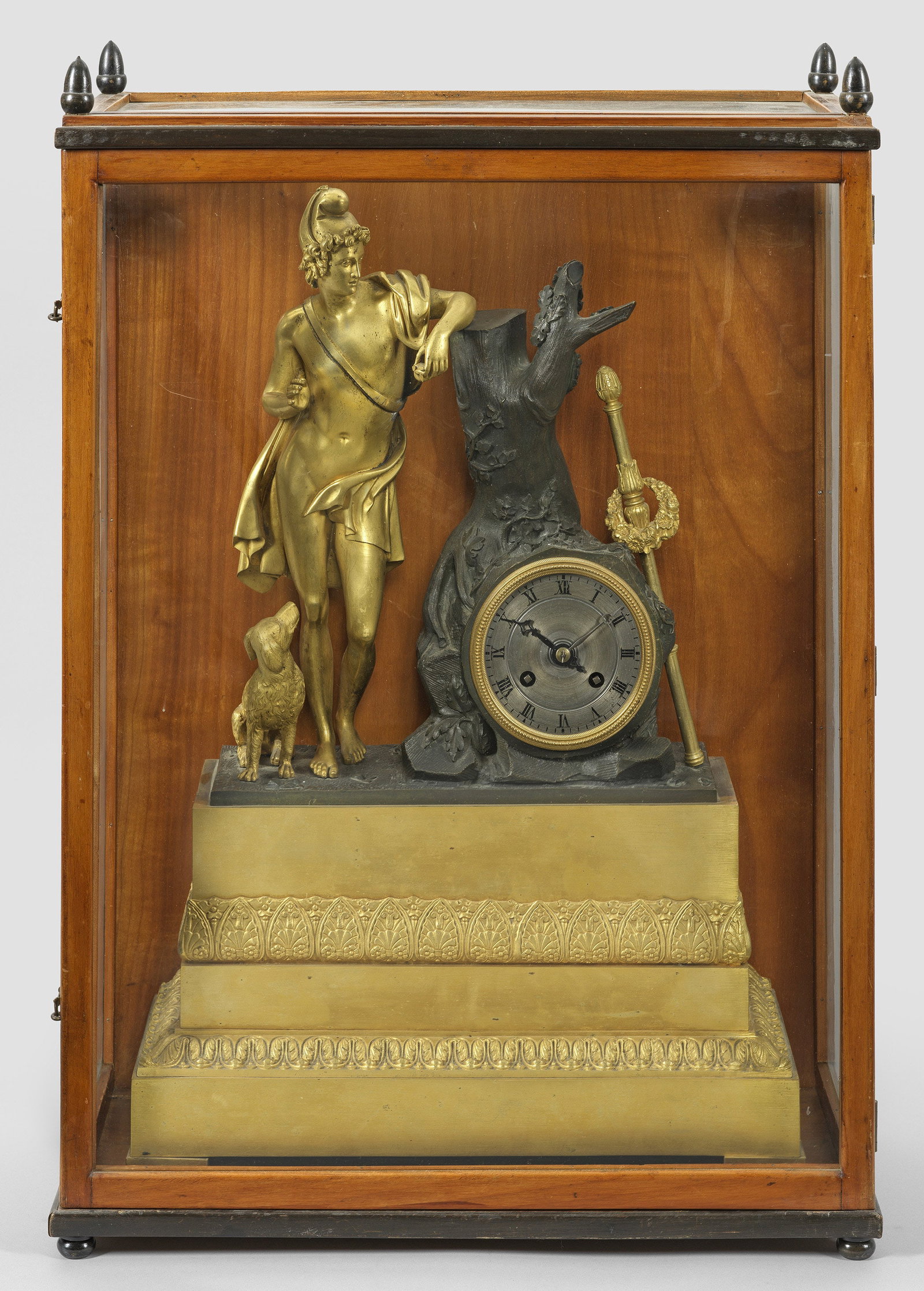 Charles X-Pendule mit Schaukasten (1 of 2)