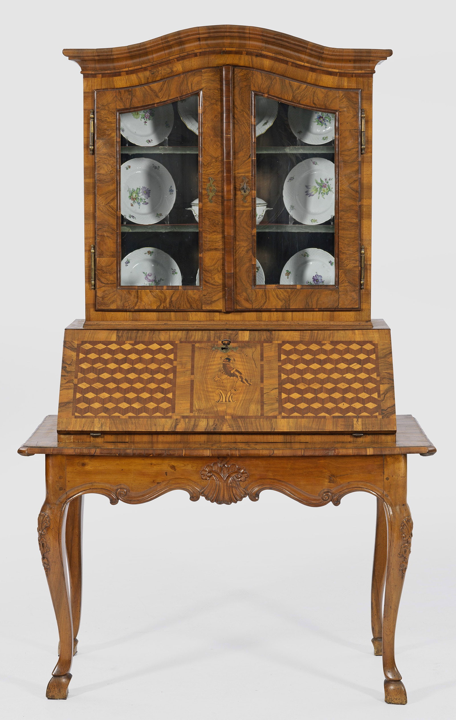 Barock-Stollensekretär mit Geheimfächern (1 of 1)