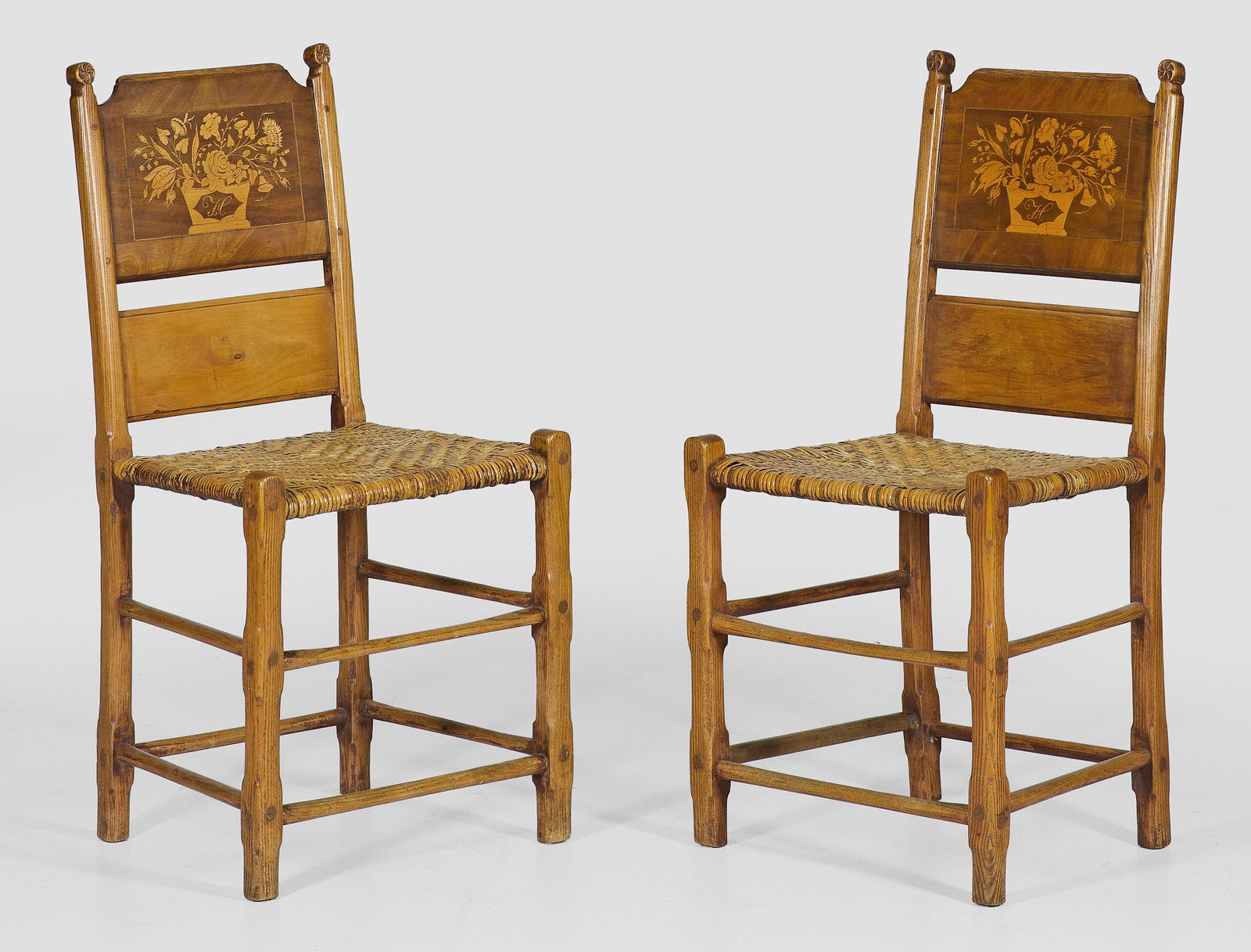 Paar Vierländer Hochzeitsstühle (1 of 1)