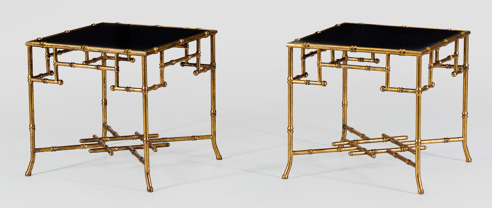 Paar Beistelltische im Stil von Maison Jansen (1 of 1)