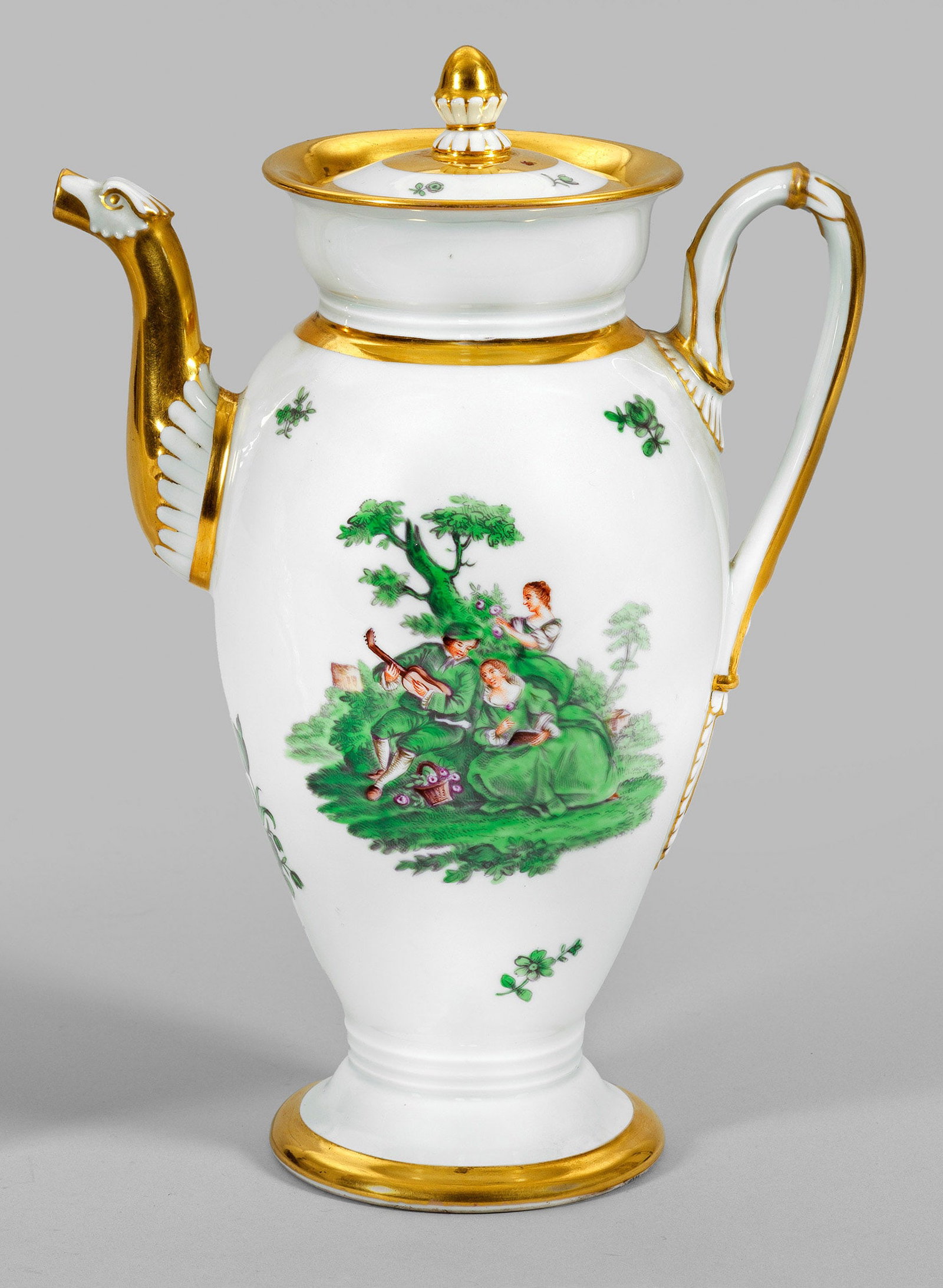 Kaffeekanne mit Watteauszenen (1 of 1)