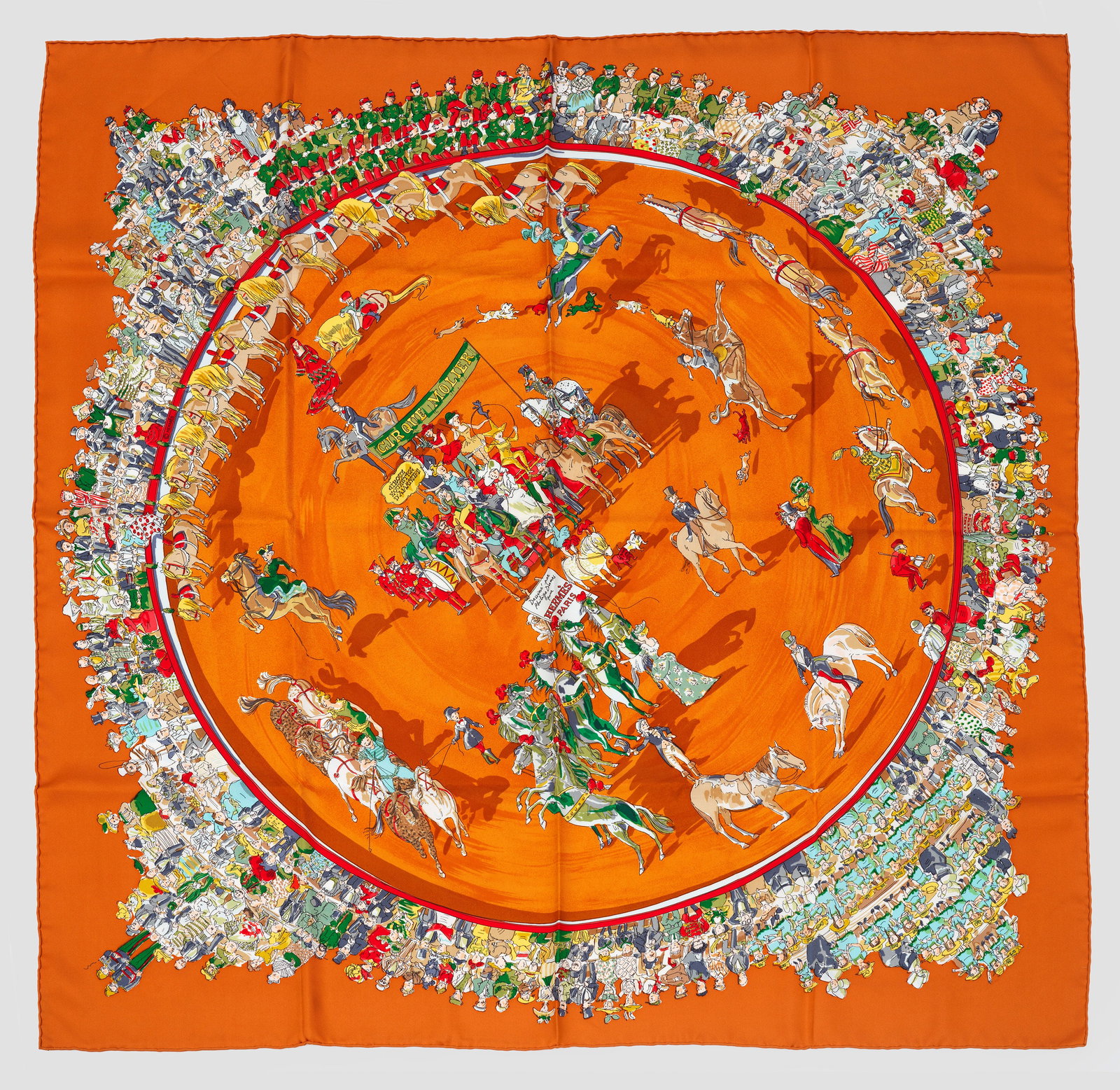 Seidentuch "Cirque Molier" von HERMÈS (1 of 1)