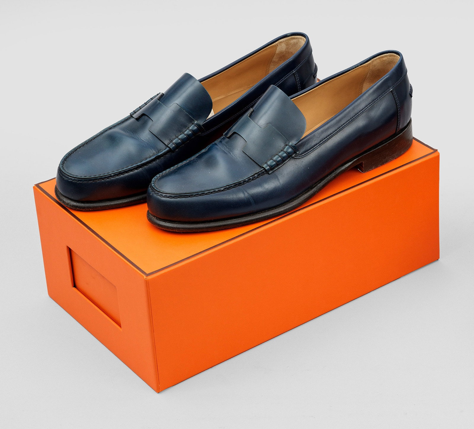 Paar Herren-Mokassins "Kennedy" von HERMÈS (1 of 1)