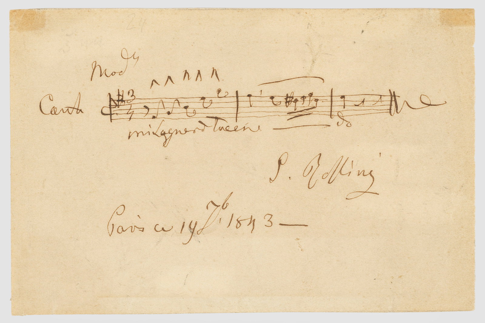 Notenblatt von Gioachino Rossini (1 of 1)