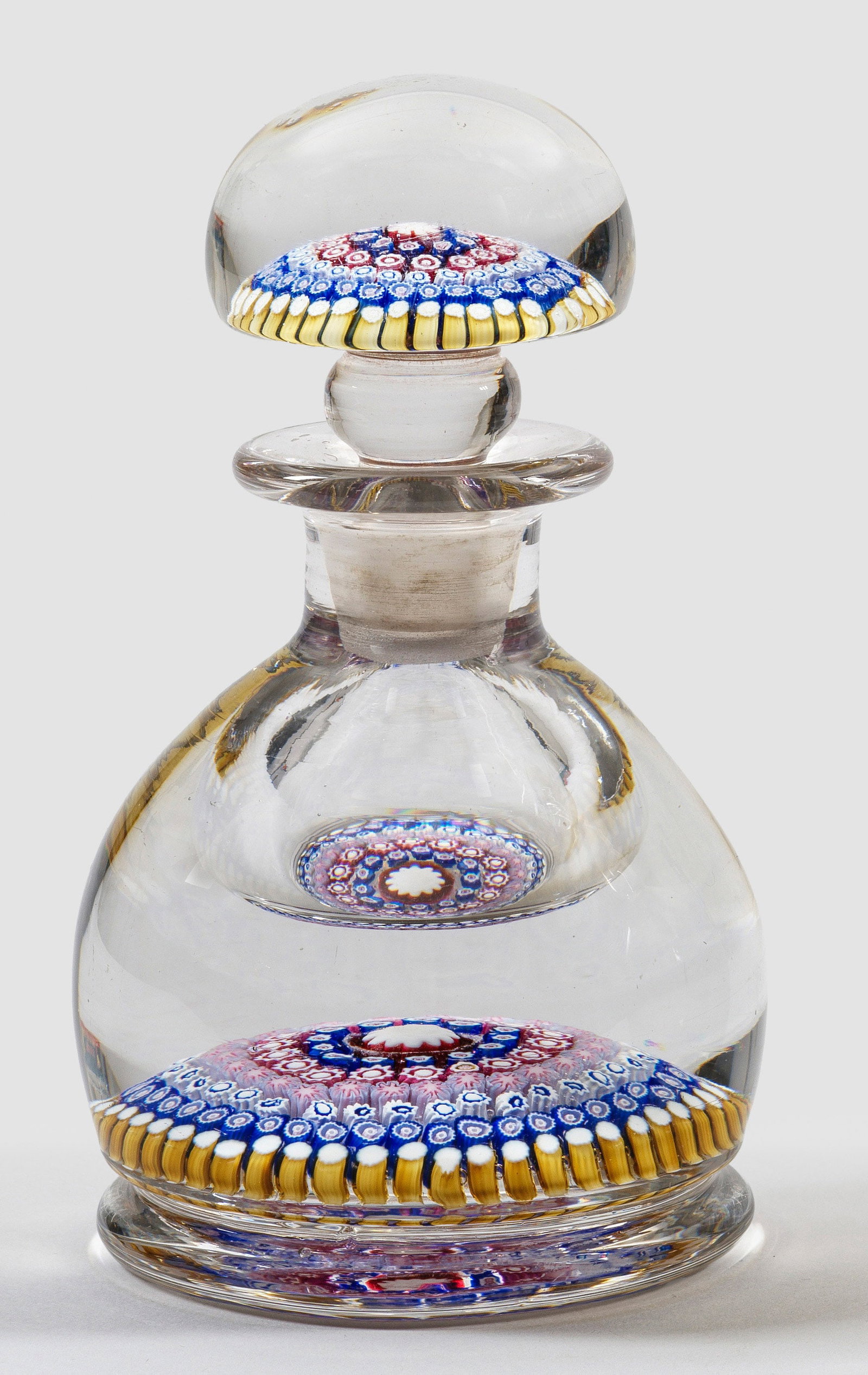 Millefiori-Briefbeschwerer-Tintenfass in Flakonform (1 of 1)