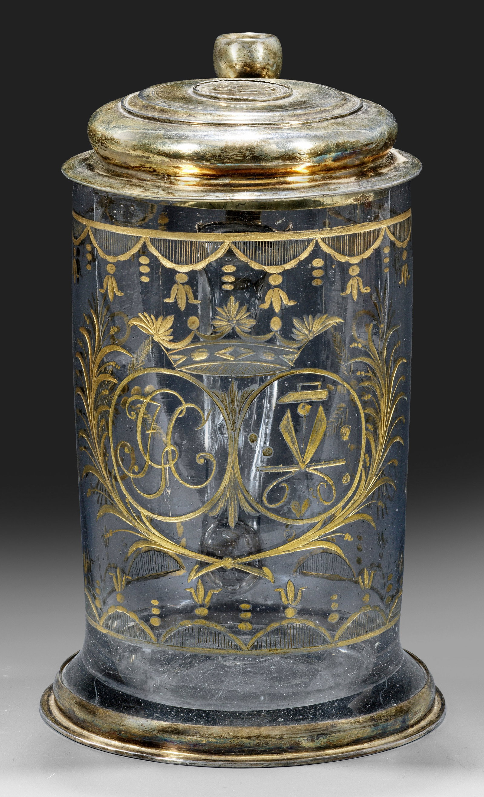 Barock-Zunfthumpen der Schneider mit Silberdeckel (1 of 1)