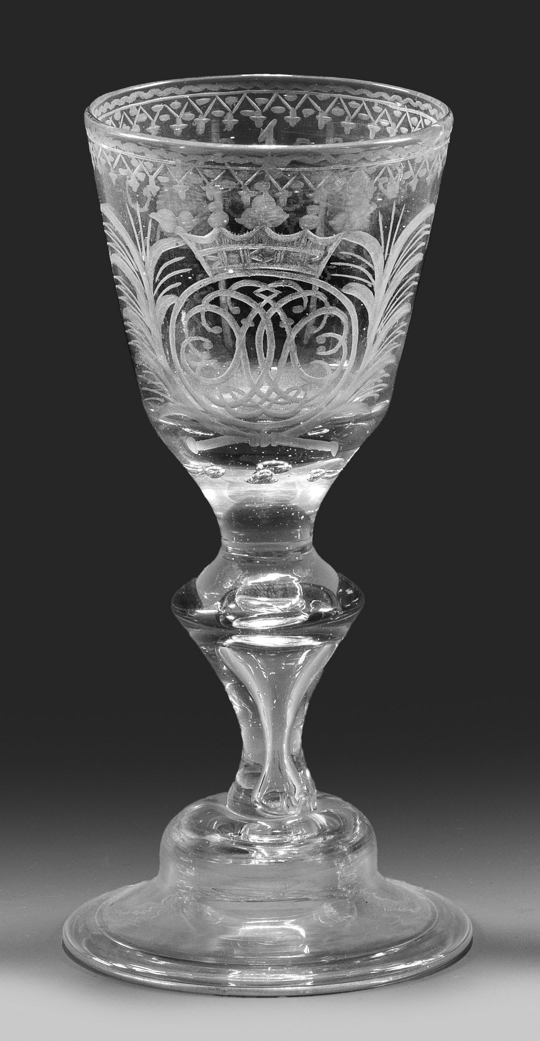 Barock-Pokal mit Monogramm (1 of 1)