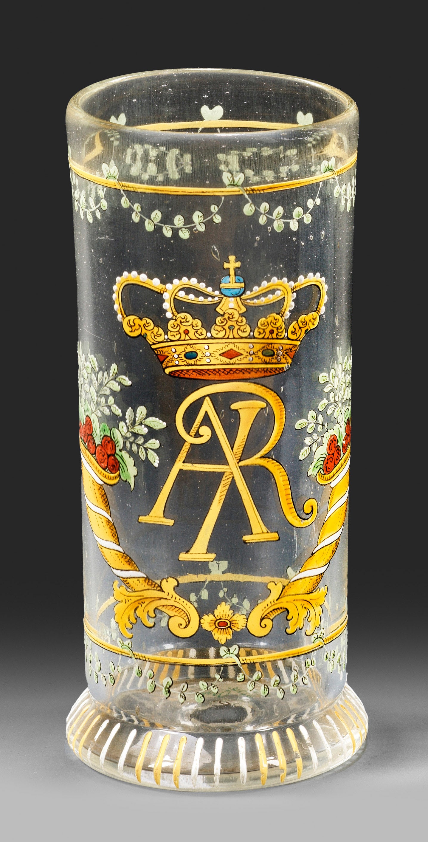 Heckert-Stangenbecher mit "Augustus Rex"-Monogramm (1 of 1)