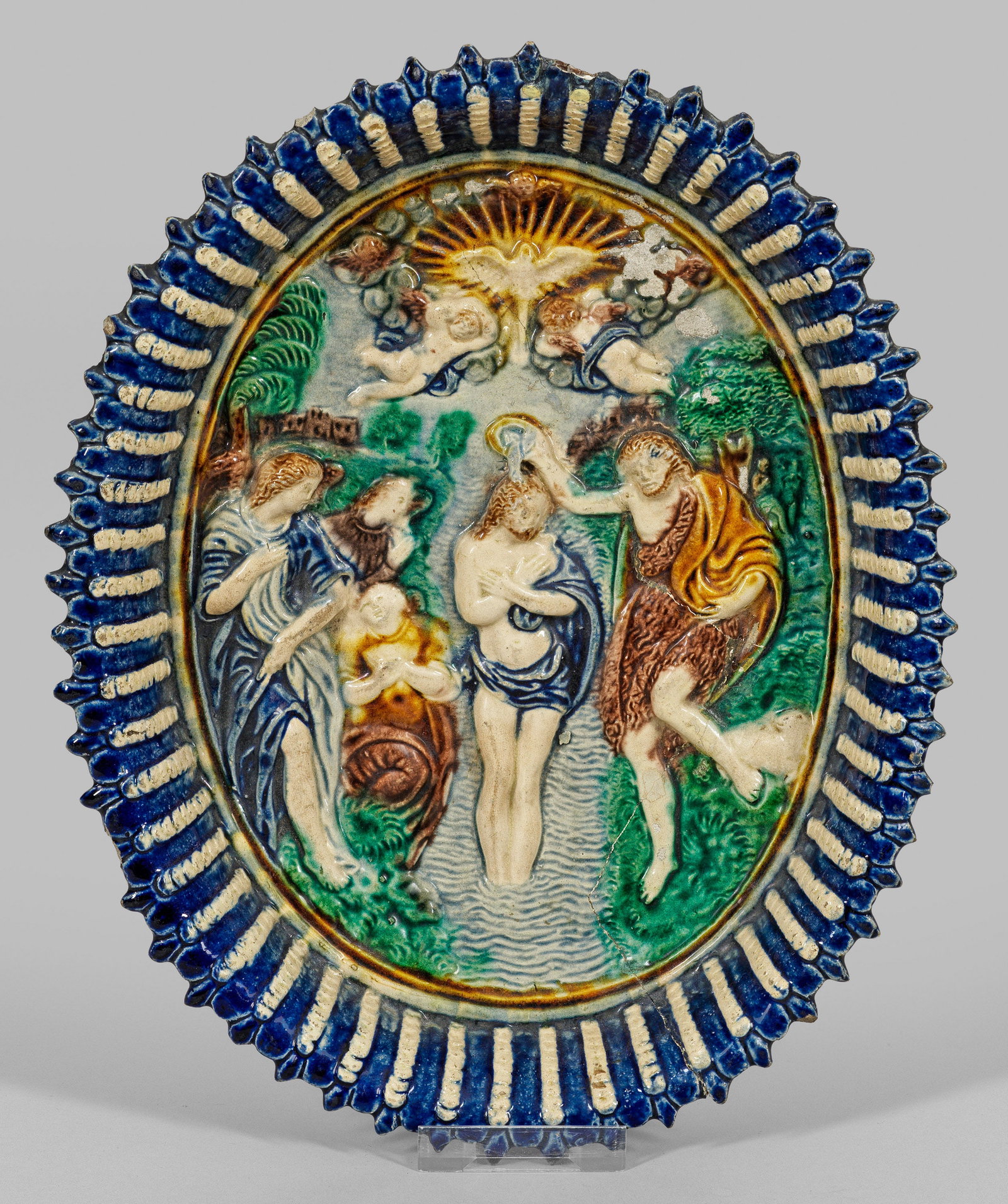 Barocke Tazza mit der Taufe Christi (1 of 1)