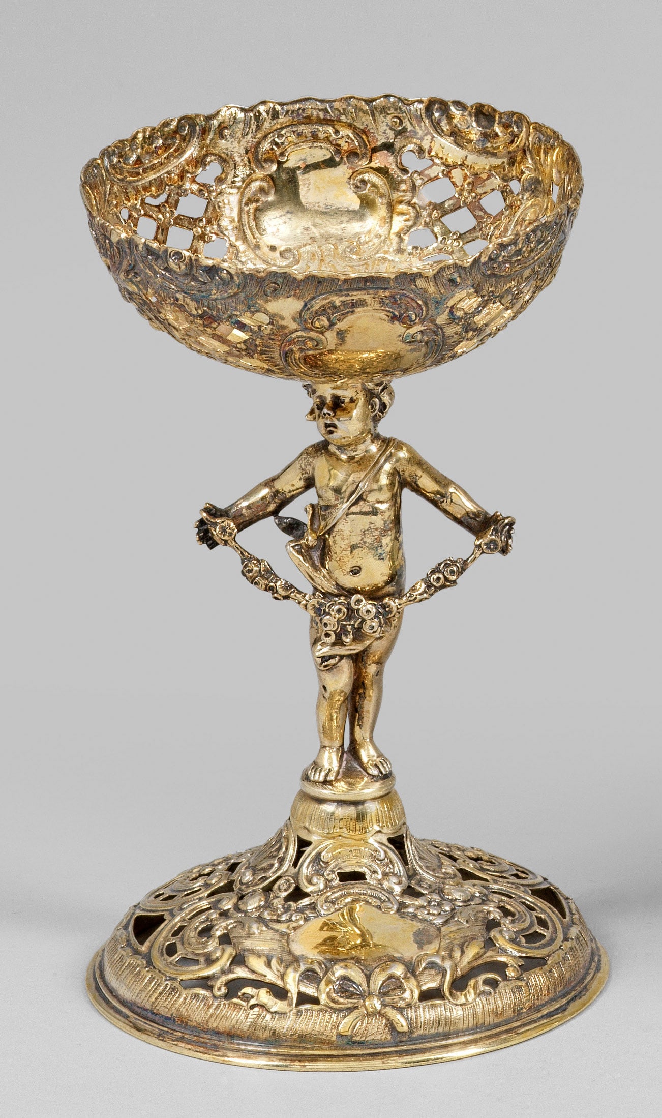 Historismus-Aufsatzschale mit Putto (1 of 1)