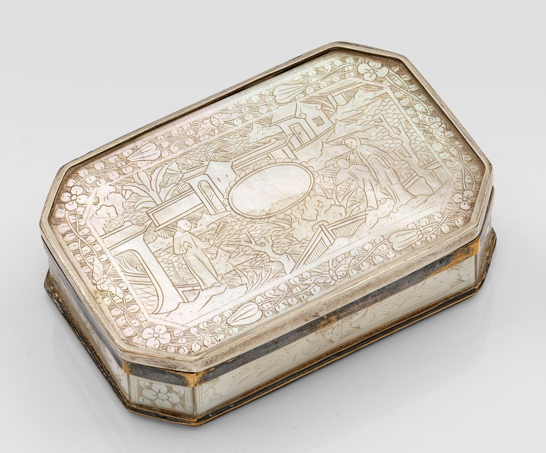 Tabatiere mit Chinoiseriedekor (1 of 1)