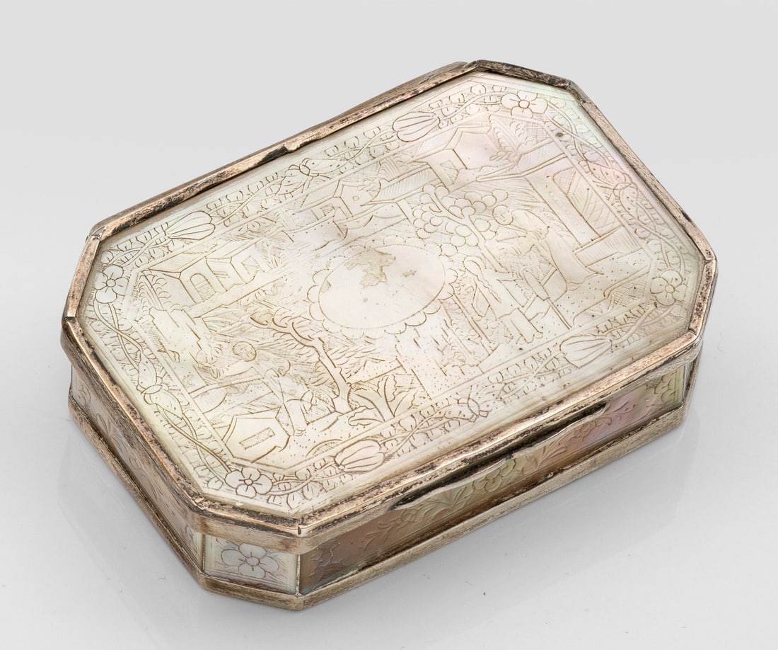 Tabatiere mit Chinoiseriedekor (1 of 1)