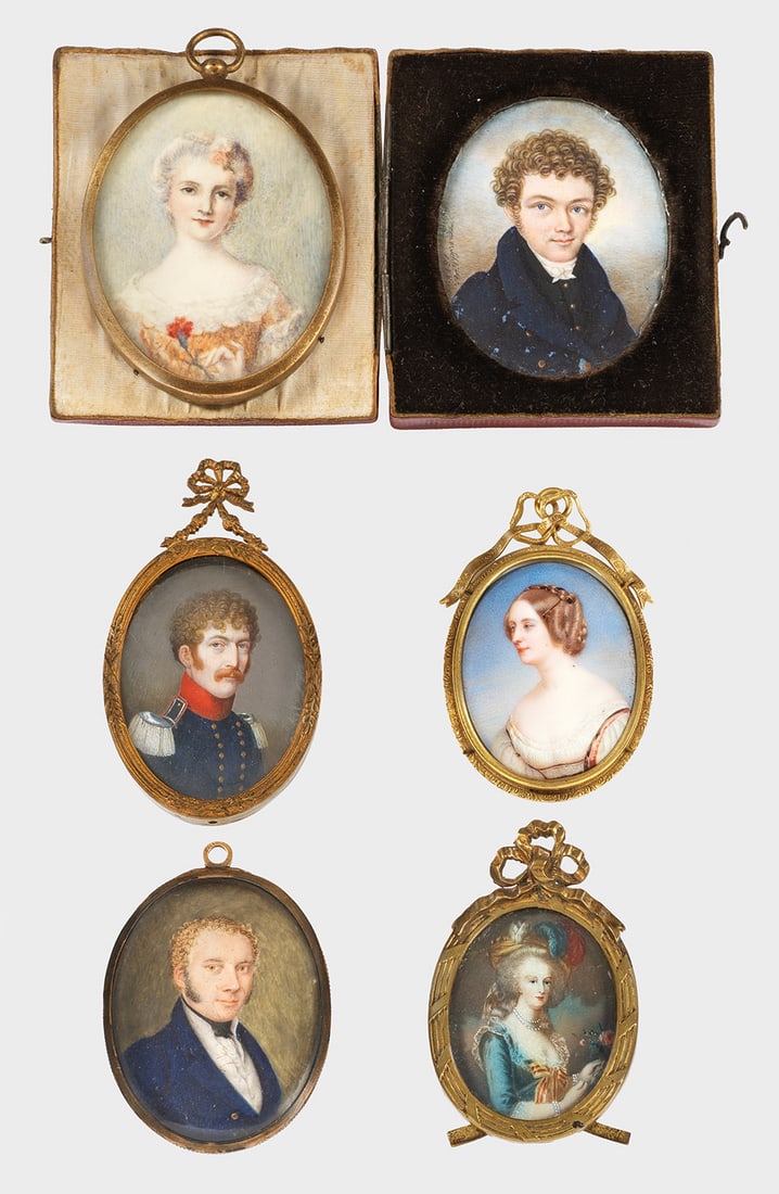 Sechs Porträtminiaturen (1 of 1)