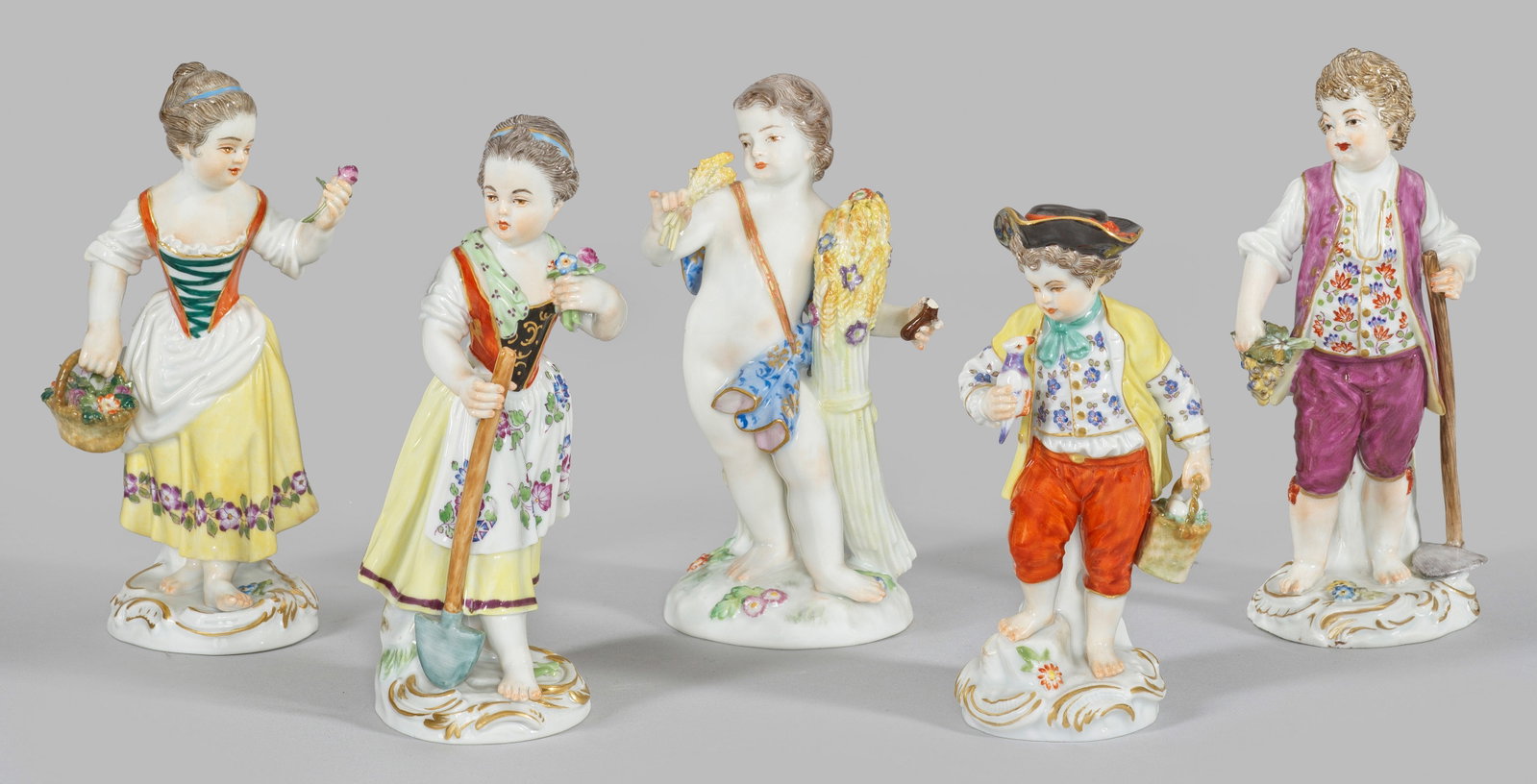 Kleine Kollektion Gärtnerkinder und Jahreszeiten-Figur (1 of 1)