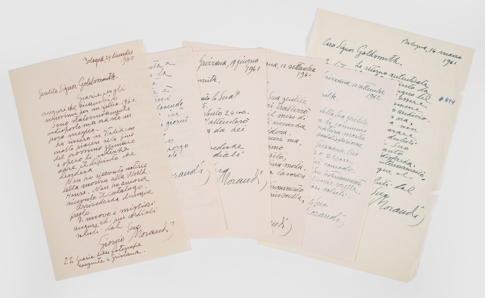 Sechs Briefe von Giorgio Morandi (1 of 1)
