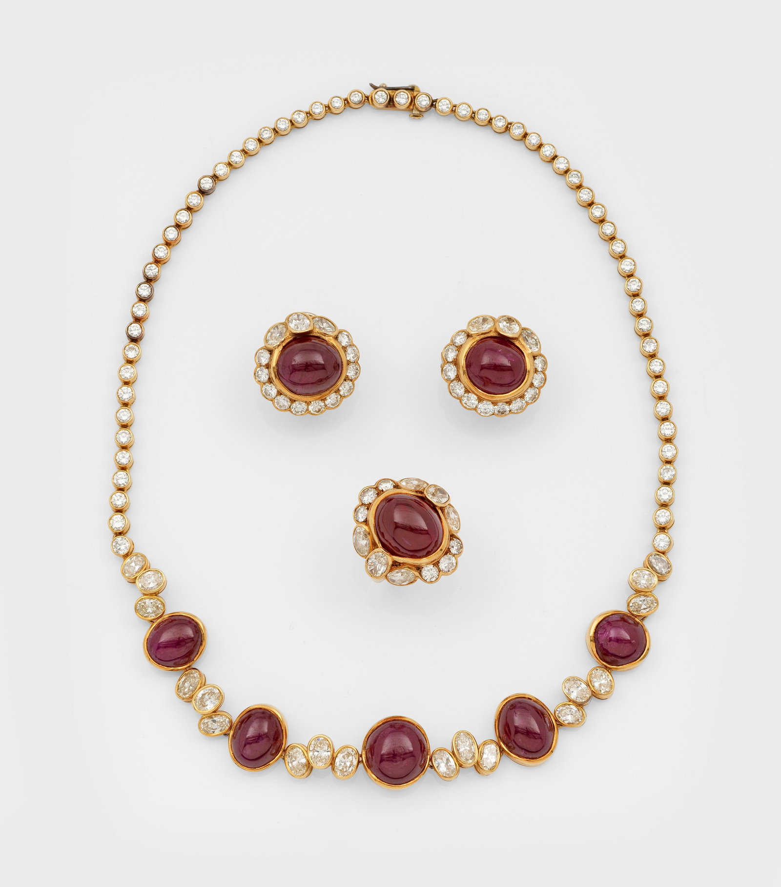 Diamant-Rubin-Parure von Sergio Nardi, Venedig (1 of 1)