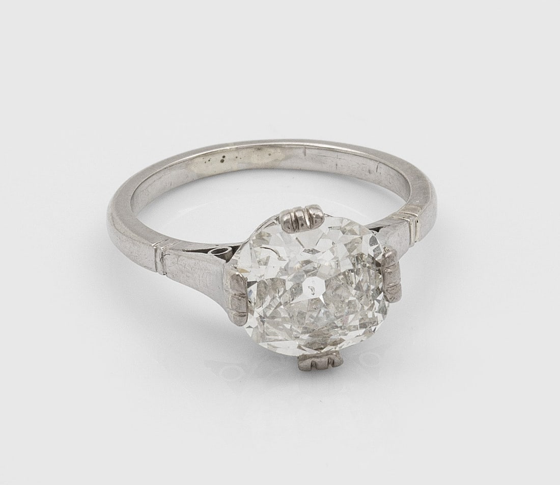 Jugendstil Diamantsolitär-Ring (1 of 1)