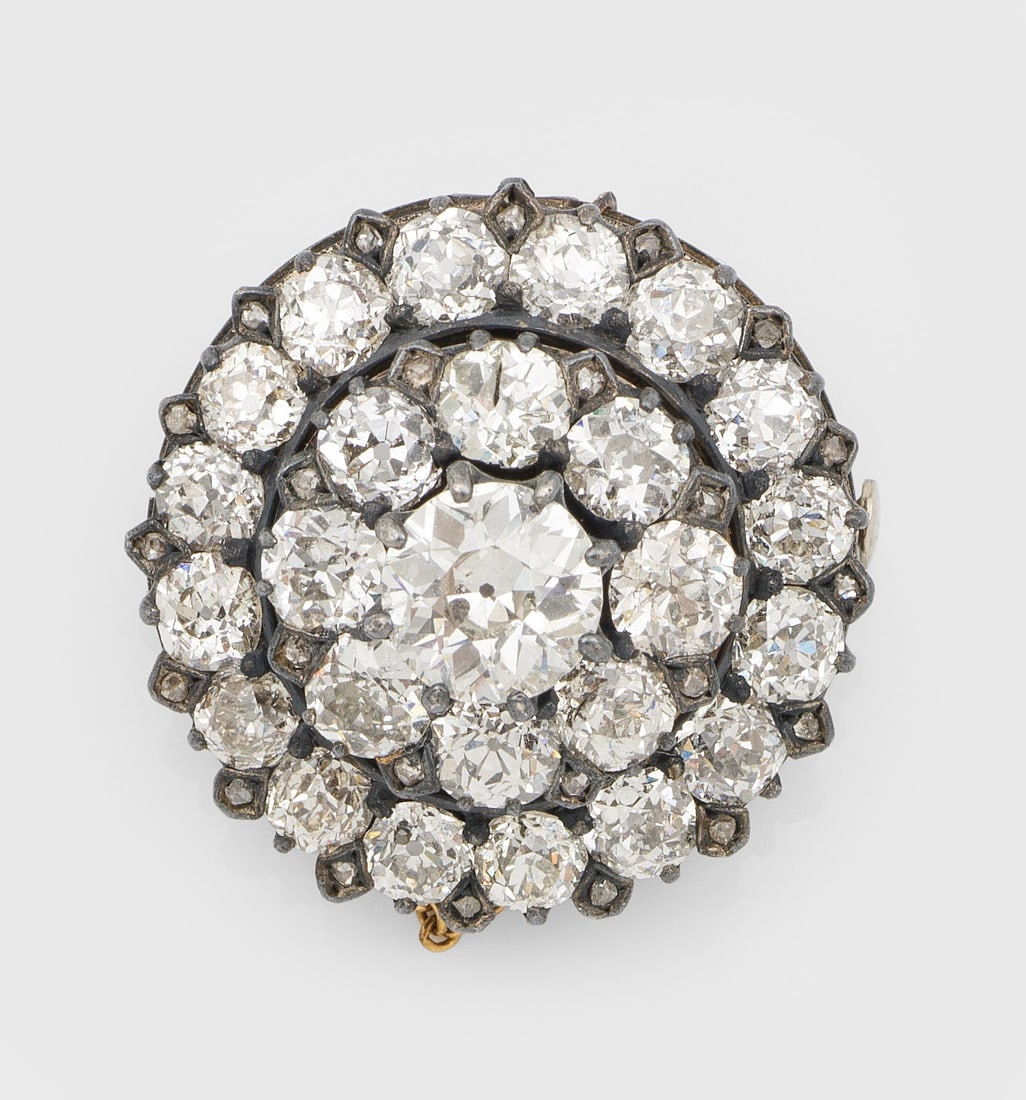 Belle Epoque Diamant-Brosche (1 of 1)