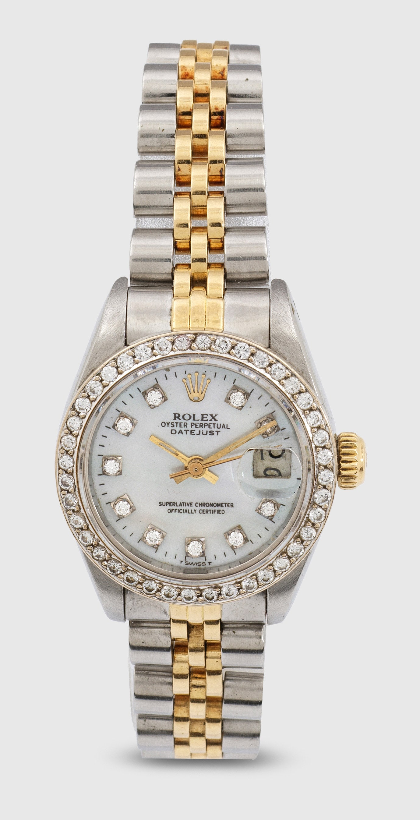 Damenarmbanduhr von Rolex-"Datejust" von 1985 (1 of 1)