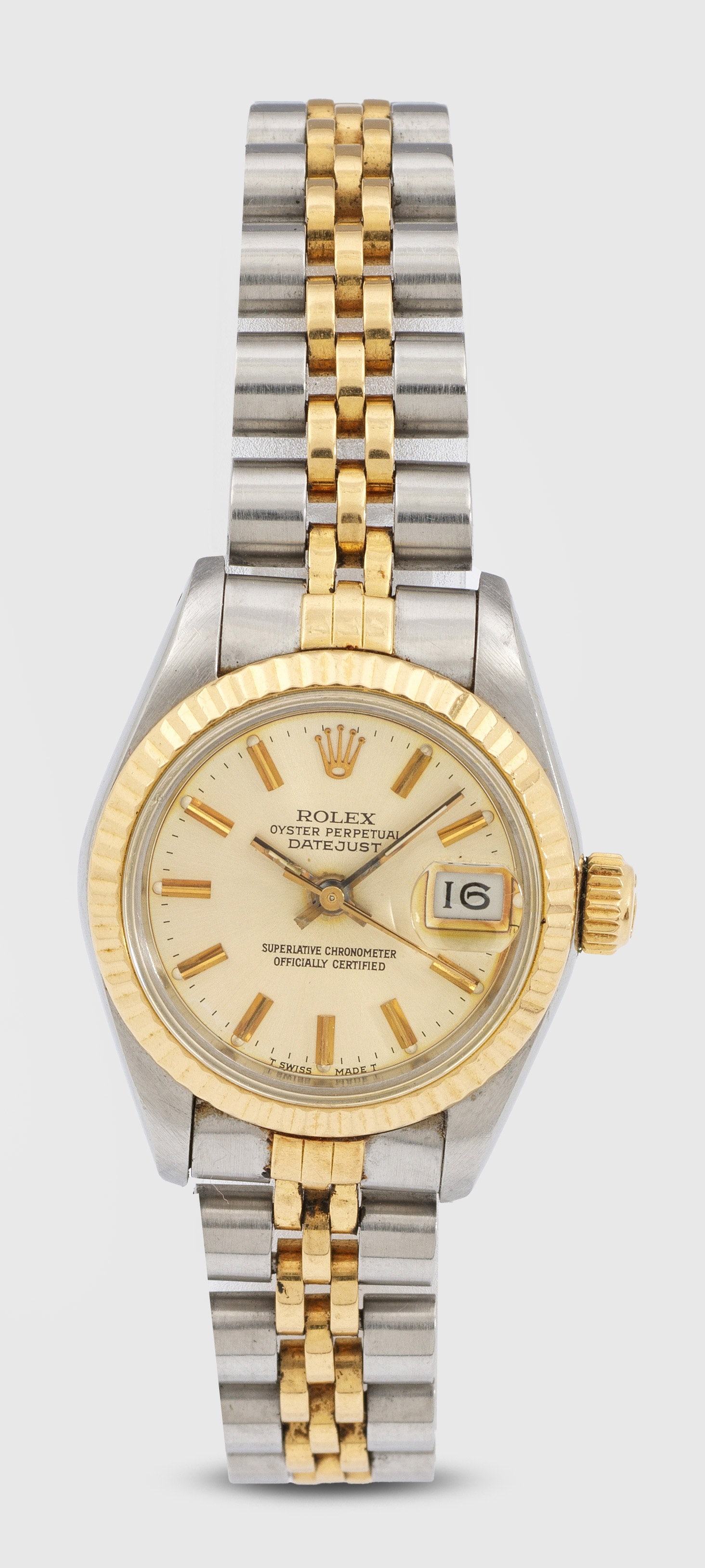 Damenarmbanduhr von Rolex-"Datejust" von 1987 (1 of 1)