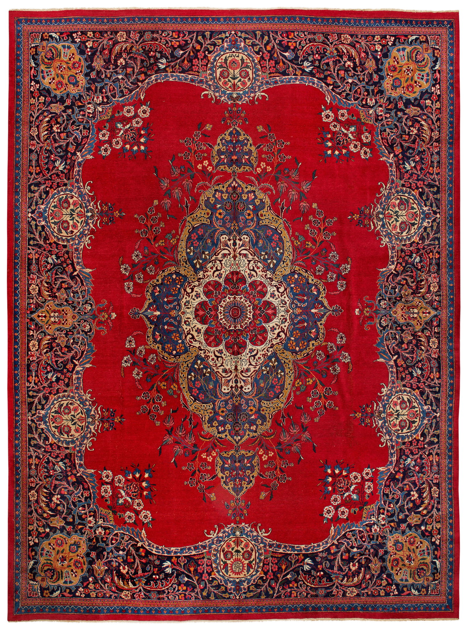 Großer signierter Khorasa-Teppich (1 of 1)