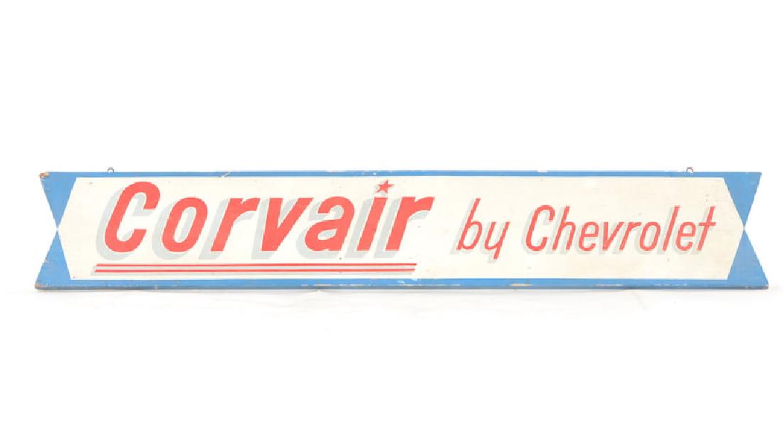Chevrolet Corvair Sign Ssw 60 In. X 10 In. (1 of 5)