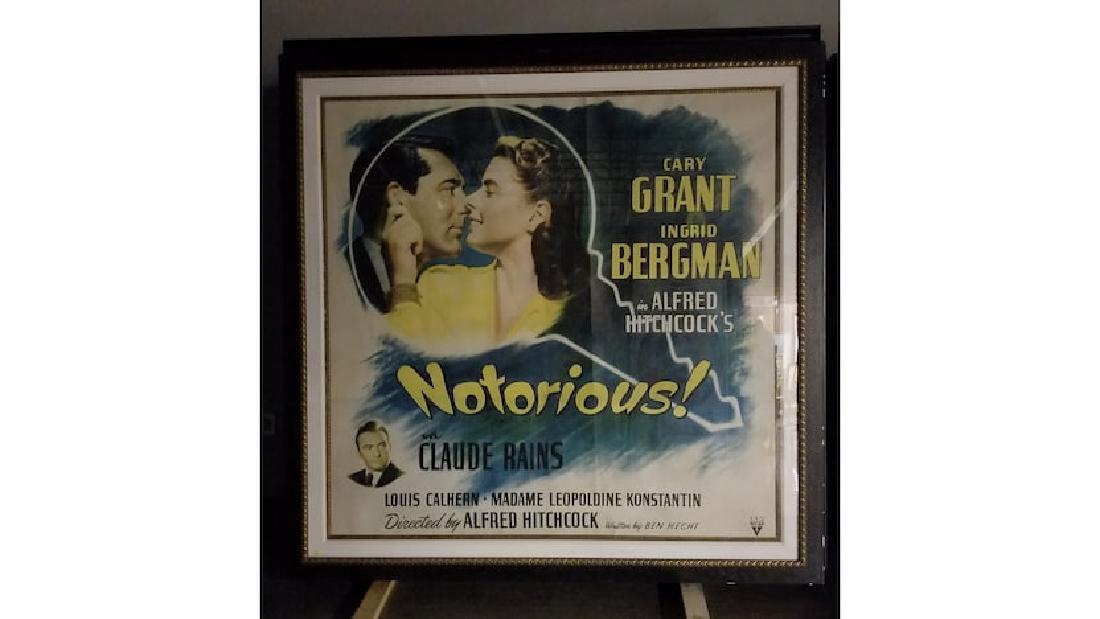 Gary Grant In Notorious Movie Poster 90 In. X 90 In. (1 of 1)